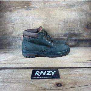 Timberland Green Leather Waterproof Hiking Boots